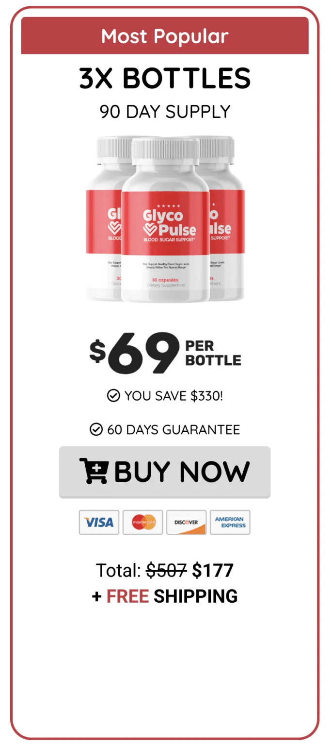 GlycoPulse - 3 Bottle